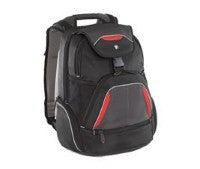 New Genuine Targus TSB034AU 15.6" Repel Backpack, Black/red/grey