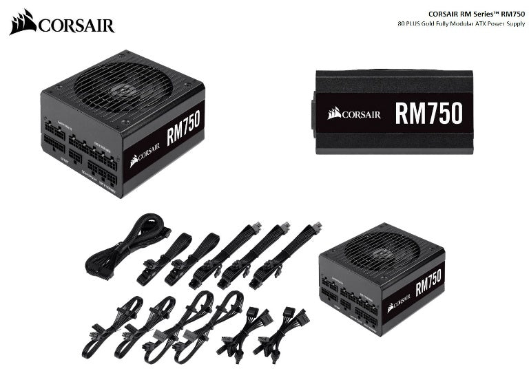 Corsair RM750 power supply unit 750 W 24-pin ATX ATX Black