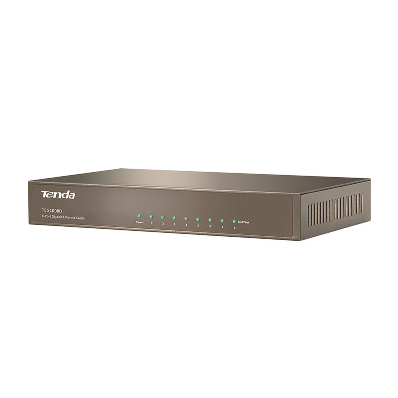 Tenda TEG1008D wired router Grey