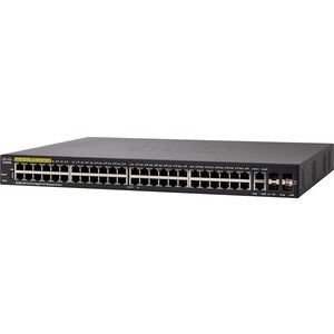 Cisco Small Business SG350-52P Managed L2/L3 Gigabit Ethernet (10/100/1000) Power over Ethernet (PoE) 1U Black
