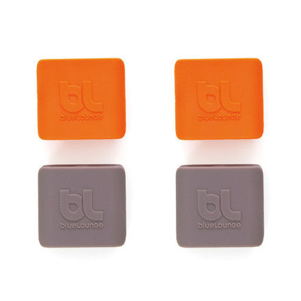 Bluelounge CableClip cable clamp Grey,Orange 4 pc(s)
