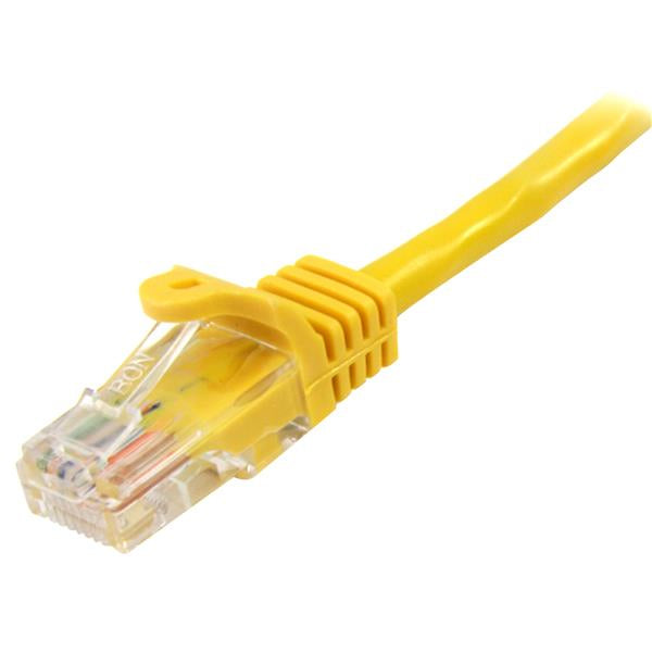 StarTech Cat5e Ethernet Patch Cable with Snagless RJ45 Connectors - 10 m, Yellow