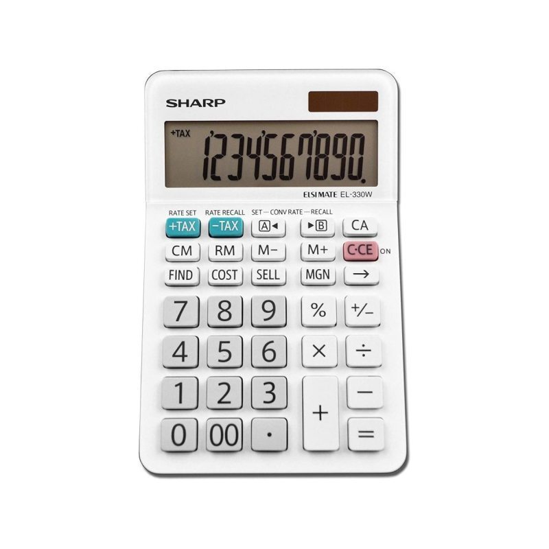 Sharp EL330WB calculator Pocket Financial Grey