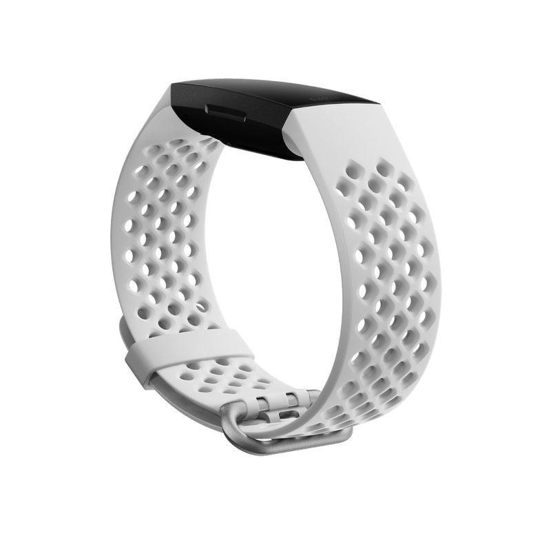 Fitbit FB168SBWTS Smart Wearable Accessories Band White Silicone