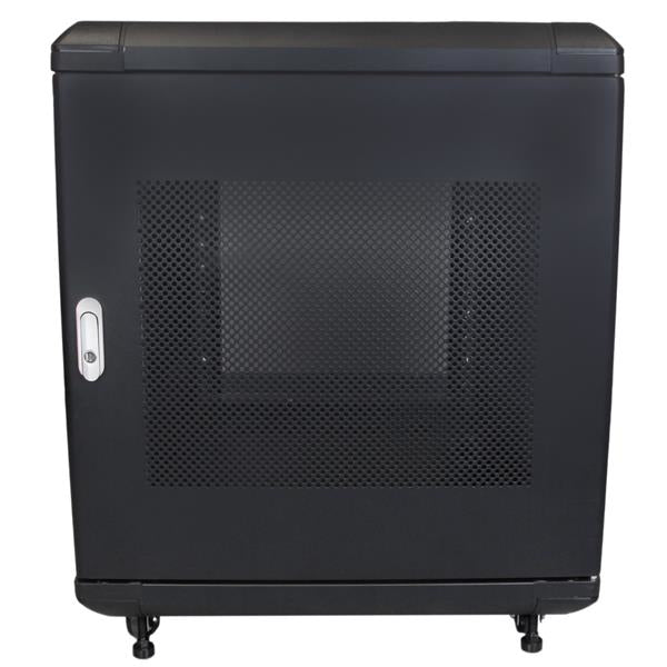 StarTech 12U 36in Knock-Down Server Rack Cabinet with Casters