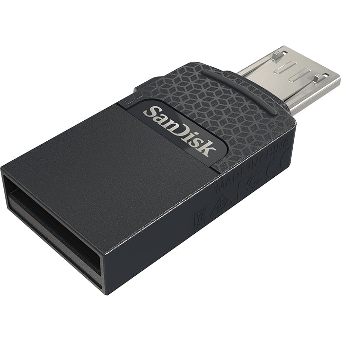 Sandisk Dual Drive 16GB USB flash drive USB Type-A / Micro-USB 2.0 Black