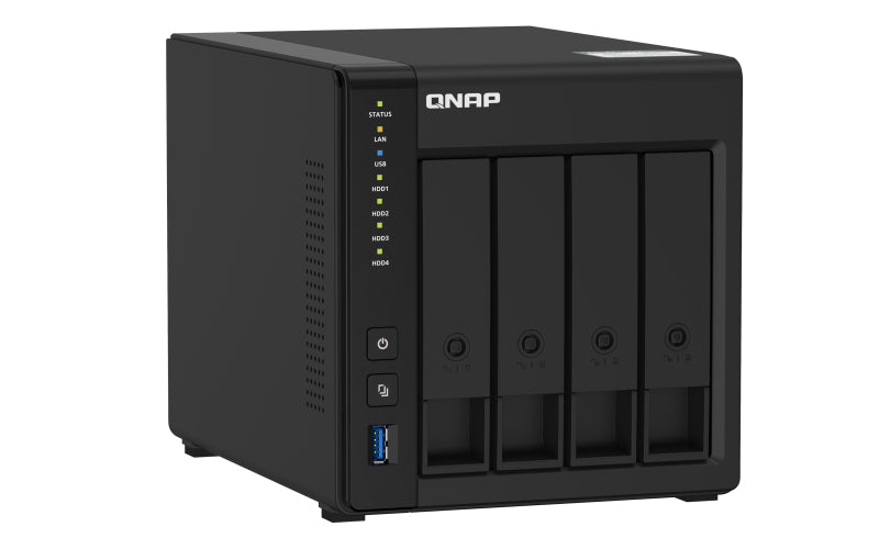 QNAP TS-451D2 NAS Tower Ethernet LAN Black J4025