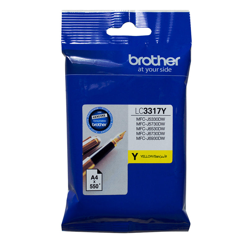 Brother LC3317Y ink cartridge 1 pc(s) Original High (XL) Yield Yellow