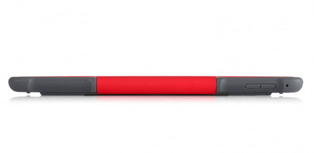 STM dux 24.6 cm (9.7") Flip case Grey, Red, Transparent