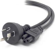 ALOGIC 1m Aus 3 Pin Mains Plug to IEC C5 - Male to Female