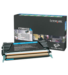 Lexmark C736H1CG toner cartridge 1 pc(s) Original Cyan