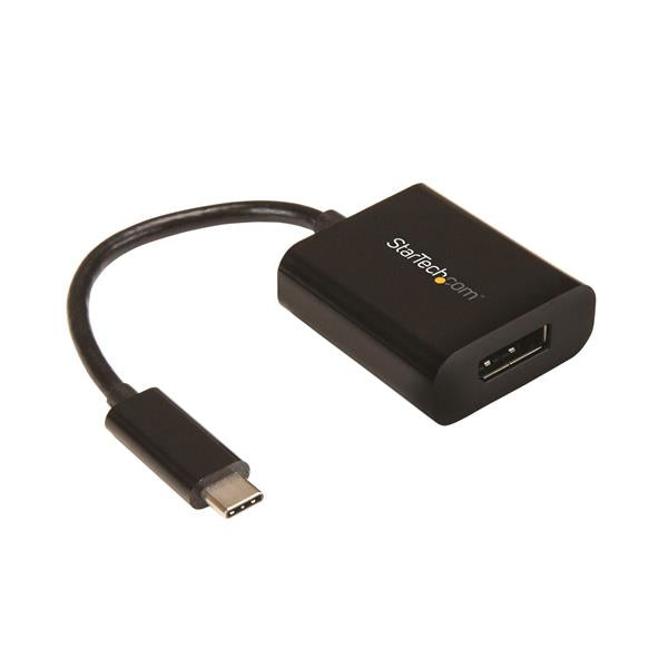 StarTech USB C to DisplayPort Adapter - 4K 60Hz/8K 30Hz - USB Type-C to DP 1.4 HBR2 Adapter Dongle - Compact USB-C (DP Alt Mode) Monitor Video Converter - Thunderbolt 3 Suitable