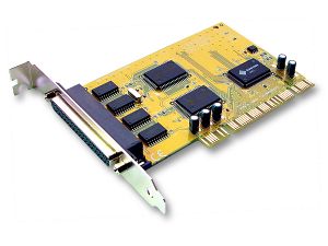 Sunix 4 Port Serial PCI Card SER5056A , 4 ports DB9M/25M, Speeds up to 115.2Kbps, Support Microsoft Windo