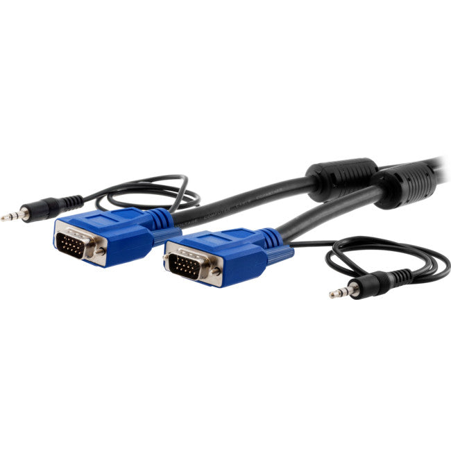 Pro2 CLEARANCE 10MT M/M VGA LEAD / CABLE WITH FILTER & 3.5MM AUDIO
