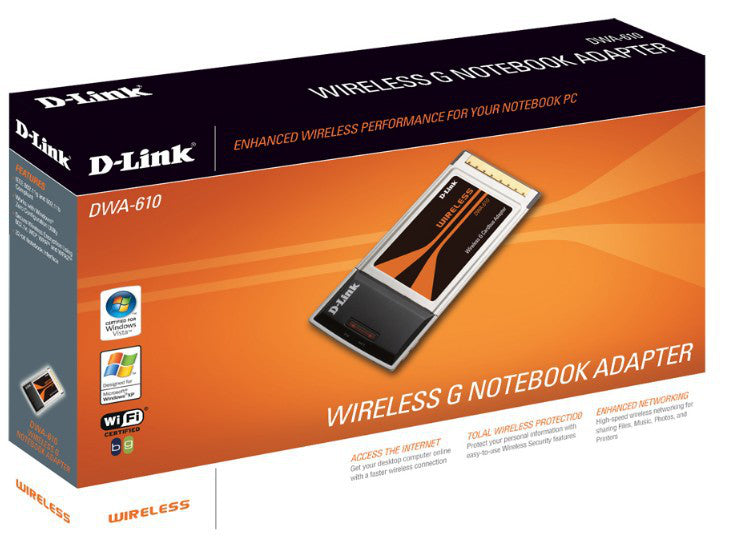 D-Link Wireless G Notebook Adapter 54 Mbit/s