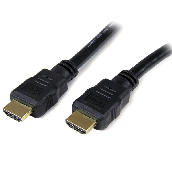 StarTech 2m (6ft) HDMI Cable - 4K High Speed HDMI Cable with Ethernet - UHD 4K 30Hz Video - HDMI 1.4 Cable - Ultra HD HDMI Monitors, Projectors, TVs & Displays - Black HDMI Cord - M/M