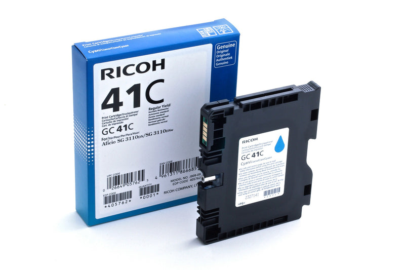 Ricoh 405762 ink cartridge 1 pc(s) Original Standard Yield Cyan