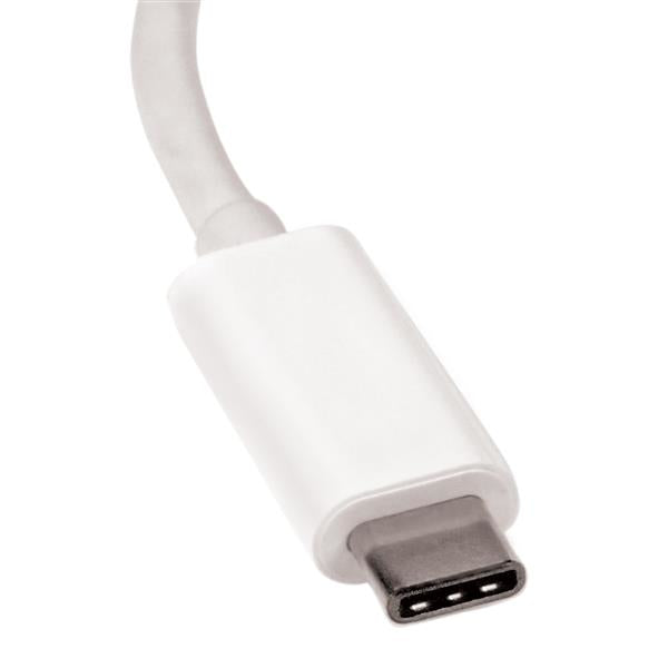 StarTech USB C to DisplayPort Adapter - 4K 60Hz/8K 30Hz - USB Type-C to DP 1.4 HBR2 Adapter Dongle - Compact USB-C (DP Alt Mode) Monitor Video Converter - Thunderbolt 3 Suitable - White