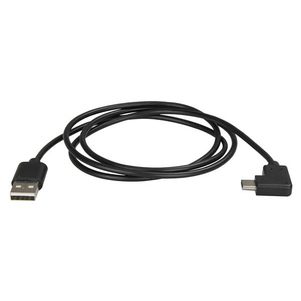 StarTech USB-A to USB-C Cable - Right-Angle - M/M - 1 m (3 ft.) - USB 2.0