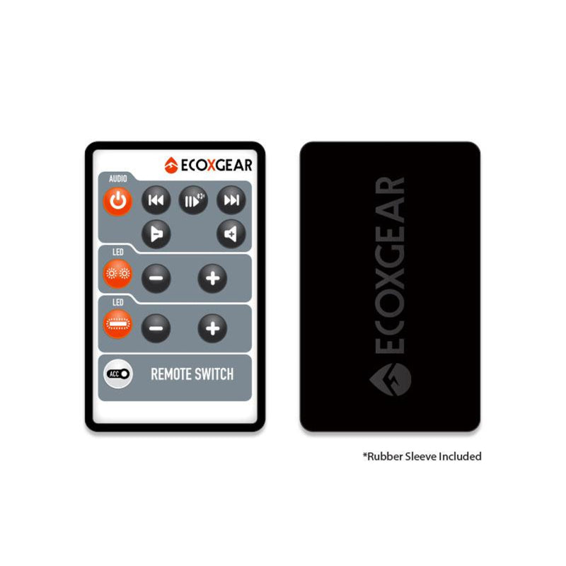 ECOXGEAR ACC-EXSNDRMTBLE remote control RF Wireless Soundbar speaker Press buttons