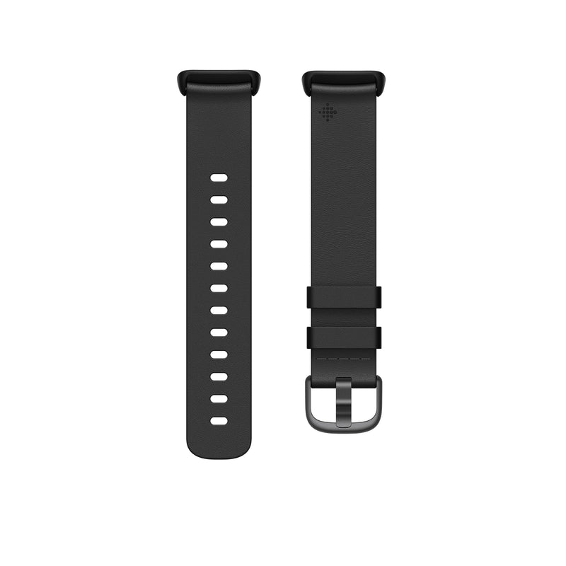 Fitbit FB181LBBKL Smart Wearable Accessories Band Black Genuine leather