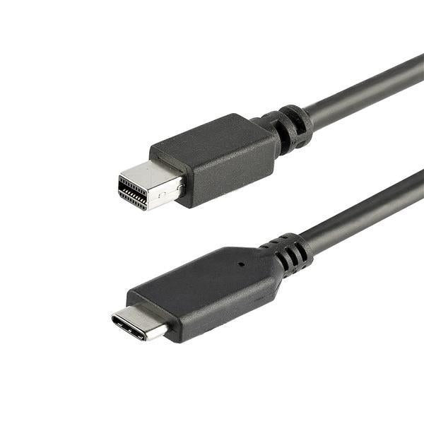 StarTech 1 m (3.3 ft.) USB-C to Mini DisplayPort Cable - 4K 60Hz - Black
