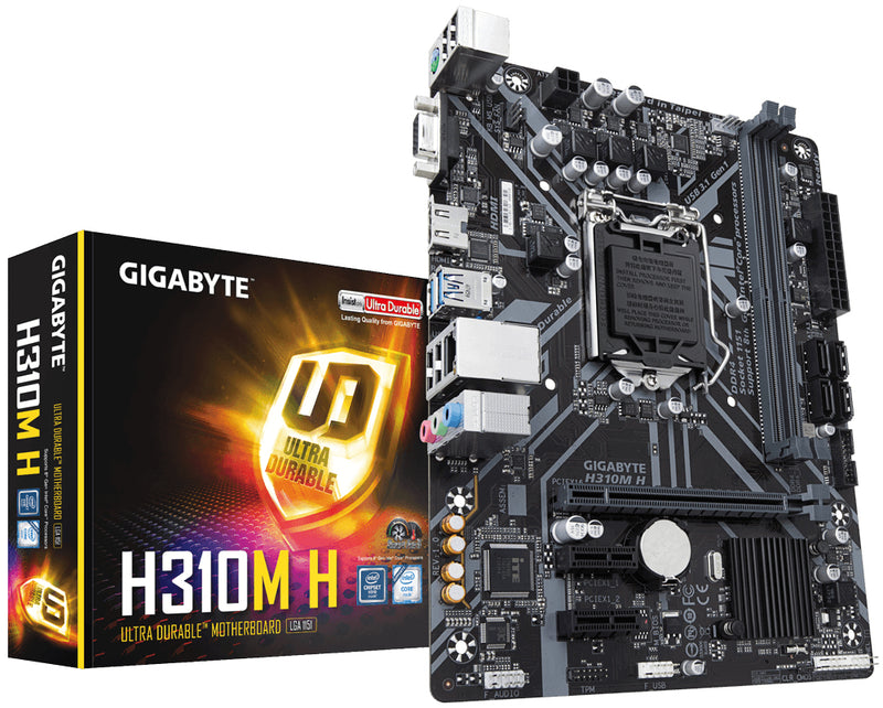 Gigabyte H310M H Intel® H310 LGA 1151 (Socket H4) micro ATX