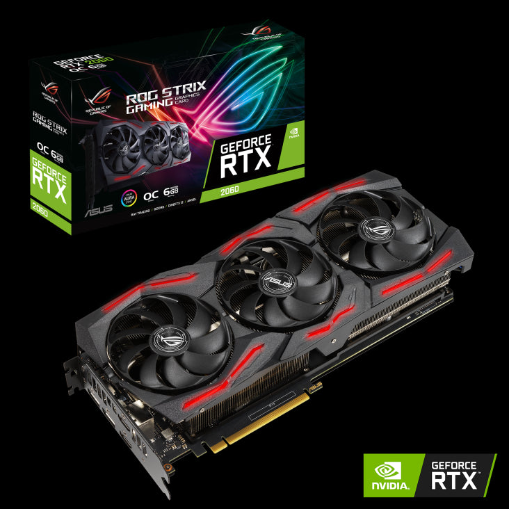 ASUS ROG -STRIX-RTX2060-O6G-EVO-V2-GAMING graphics card NVIDIA GeForce RTX 2060 6 GB GDDR6