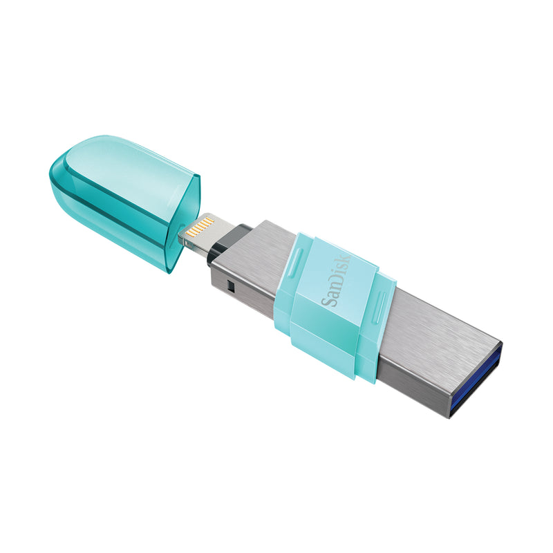 SanDisk iXpand Flash Drive Flip USB flash drive 128 GB USB Type-A / Lightning 3.2 Gen 1 (3.1 Gen 1) Green
