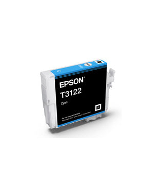 New Epson T3122 UltraChrome Hi-Gloss2 Cyan Ink Printer Cartridge