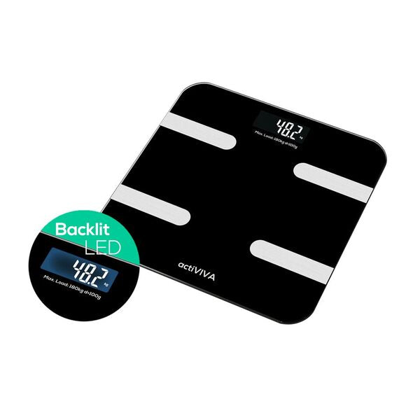 mBeat "actiVIVA" Bluetooth BMI and Body Fat Smart Scale with Smartphone APP