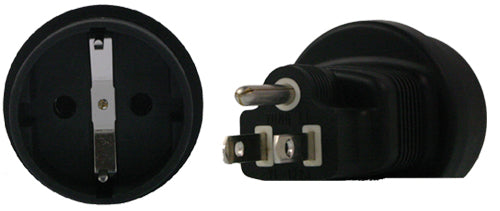InLine Schuko to US 3 Pin Plug Adapter