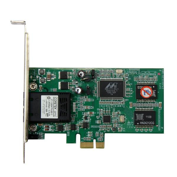 StarTech PCI Express (PCIe) Gigabit Ethernet Multimode SC Fiber Network Card Adapter NIC - 550m