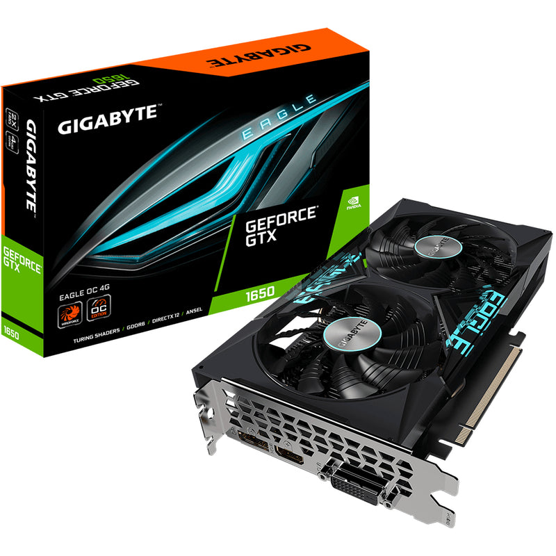 Gigabyte GV-N1656EAGLE OC-4GD graphics card NVIDIA GeForce GTX 1650 4 GB GDDR6