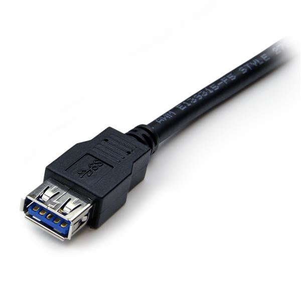 StarTech 2m Black SuperSpeed USB 3.0 Extension Cable A to A - M/F