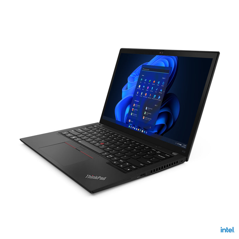 Lenovo ThinkPad X13 i7-1260P Notebook 33.8 cm (13.3") WUXGA Intel® Core™ i7 16 GB LPDDR5-SDRAM 512 GB SSD Wi-Fi 6E (802.11ax) Windows 11 Pro Black