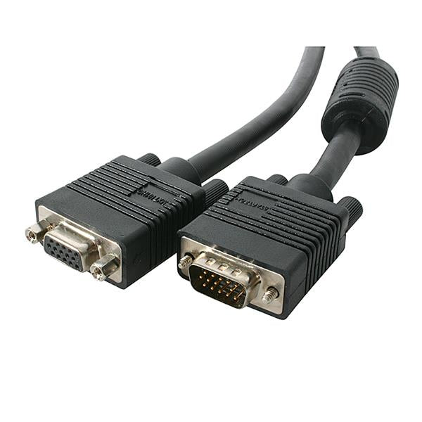 StarTech 10 ft Coax High Resolution VGA Monitor Extension Cable - HD15 M/F