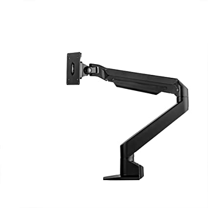 ATDEC Articulated Monitor Arm, Fits Most Monitors, 8kg Max Load, Bolt Through & F-Clamp Fixing, Black, 10