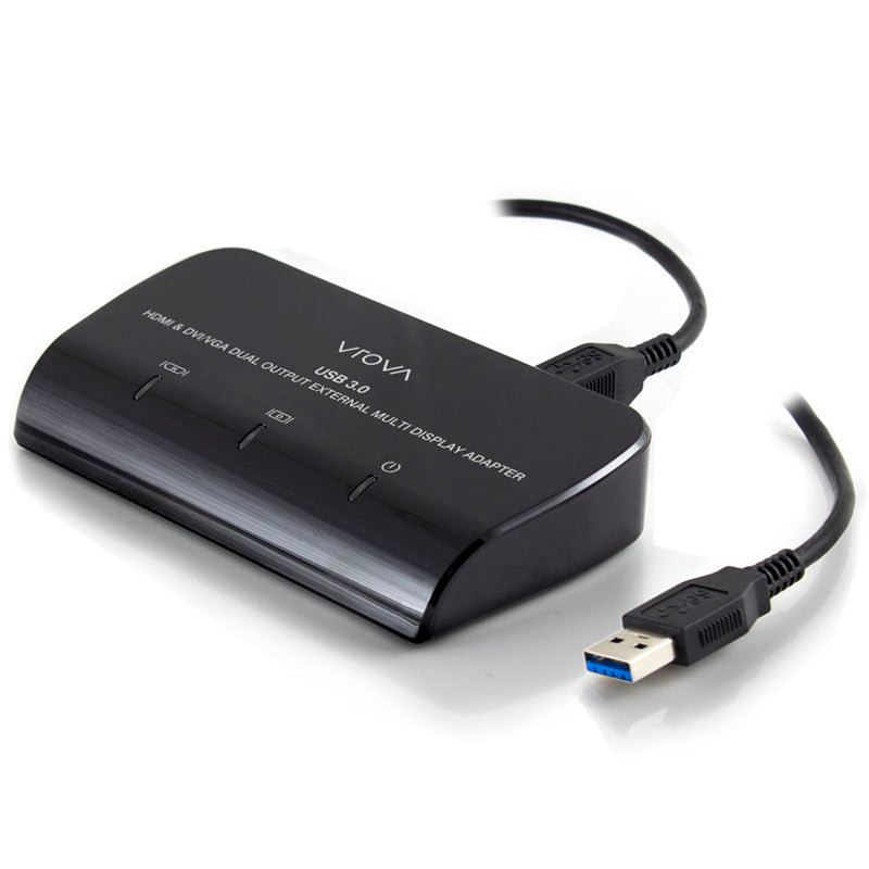 ALOGIC USB 3.0 to HDMI and DVI/VGA Dual Output External Multi Display Adapter