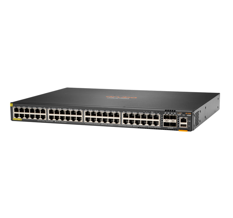 Aruba 6200F 48G Class4 PoE 4SFP+ 740W Managed L3 Gigabit Ethernet (10/100/1000) Power over Ethernet (PoE) 1U Black