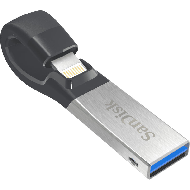 SanDisk iXpand USB flash drive 32 GB USB Type-A / Lightning 3.2 Gen 1 (3.1 Gen 1) Black, Silver
