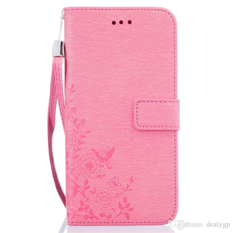 Sprout Galaxy S7 Side Flip - Pink White Mobile Case