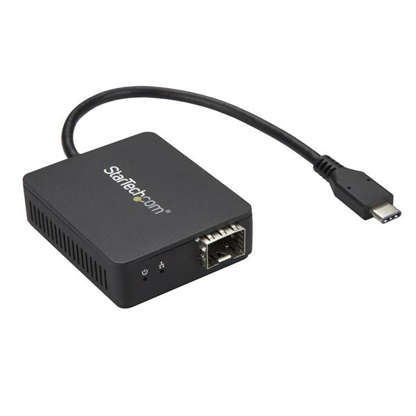 StarTech USB-C to Fiber Optic Converter - Open SFP