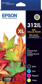 Epson 312XL ink cartridge 4 pc(s) Original High (XL) Yield Black, Cyan, Magenta, Yellow