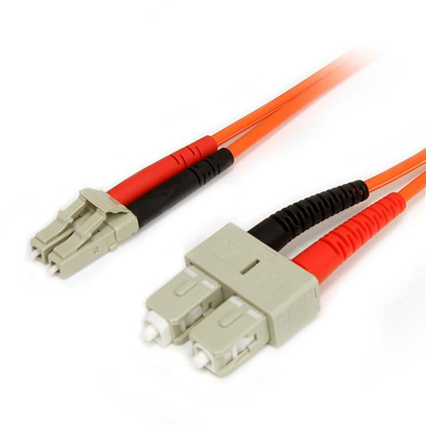 StarTech Fiber Optic Cable - Multimode Duplex 62.5/125 - LSZH - LC/SC - 2 m