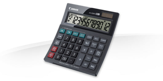 Canon AS-220RTS calculator Desktop Basic Black, Grey