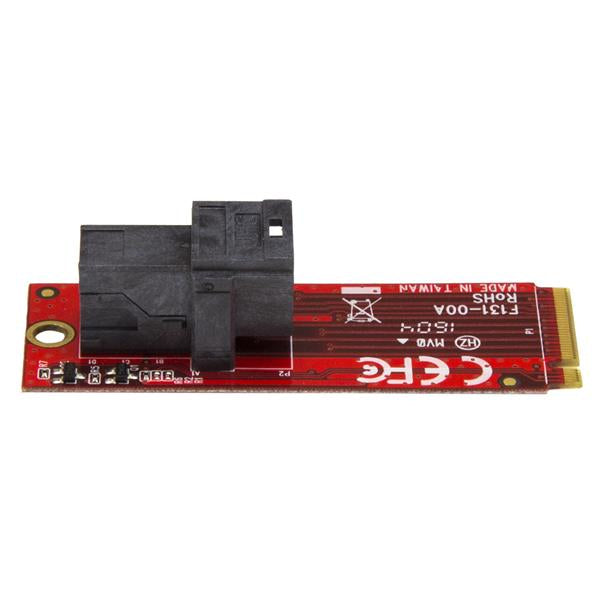 StarTech U.2 (SFF-8643) to M.2 PCI Express 3.0 x4 Host Adapter Card for 2.5” U.2 NVMe SSD