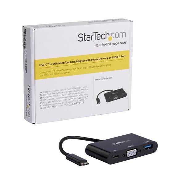 StarTech USB-C VGA Multiport Adapter - USB 3.0 Port - 60W PD