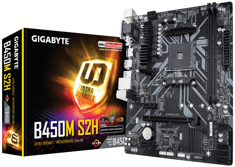 Gigabyte B450M S2H (rev. 1.0) AMD B450 Socket AM4 micro ATX