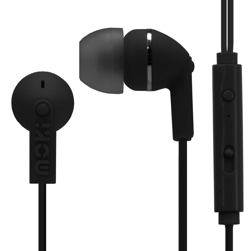 Moki ACC HCBMK headphones/headset Wired In-ear Calls/Music Black
